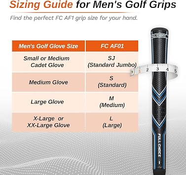 3 Pack Oversized Golf Grips with 5 Grip Tapes Non-Slip PU Surface Golf Club Grip Replacement Kit, High Traction Rubber Grip for Driver Irons Hybrids Wedges