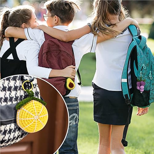 Miniatura 7 de Crochetobe Kit de ganchillo para principiantes haz tu propio ganchillo de frutas de 8 piezas, kit de ganchillo para principiantes con instrucciones