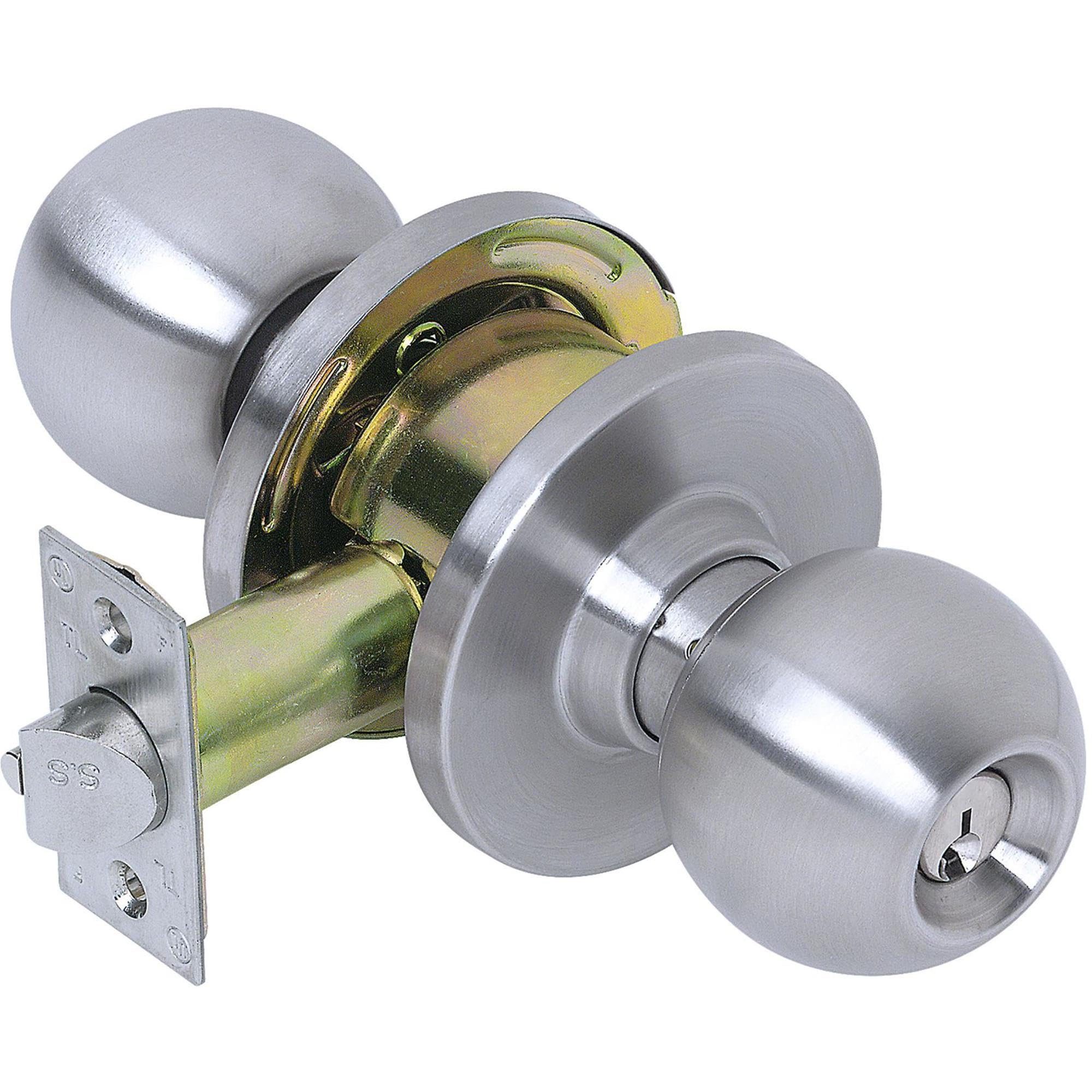 Tell Manufacturing - KC2381EMP 32D 234 T SCC Heavy Duty Commercial Entry Knob with a Cylindrical Latch, C Keyway, Tested ANSI Grade 2, Certified UL 3