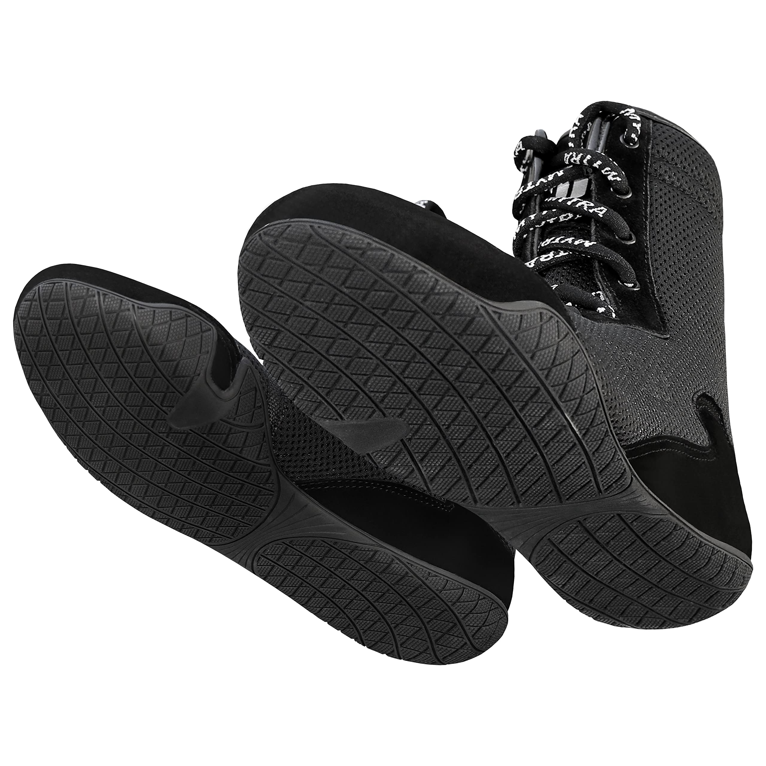 Mytra Fusion Botas Boxeo Cuero De Gamuza Botas de Boxeo para Junior, Chicos y Botas de Boxeo Hombre