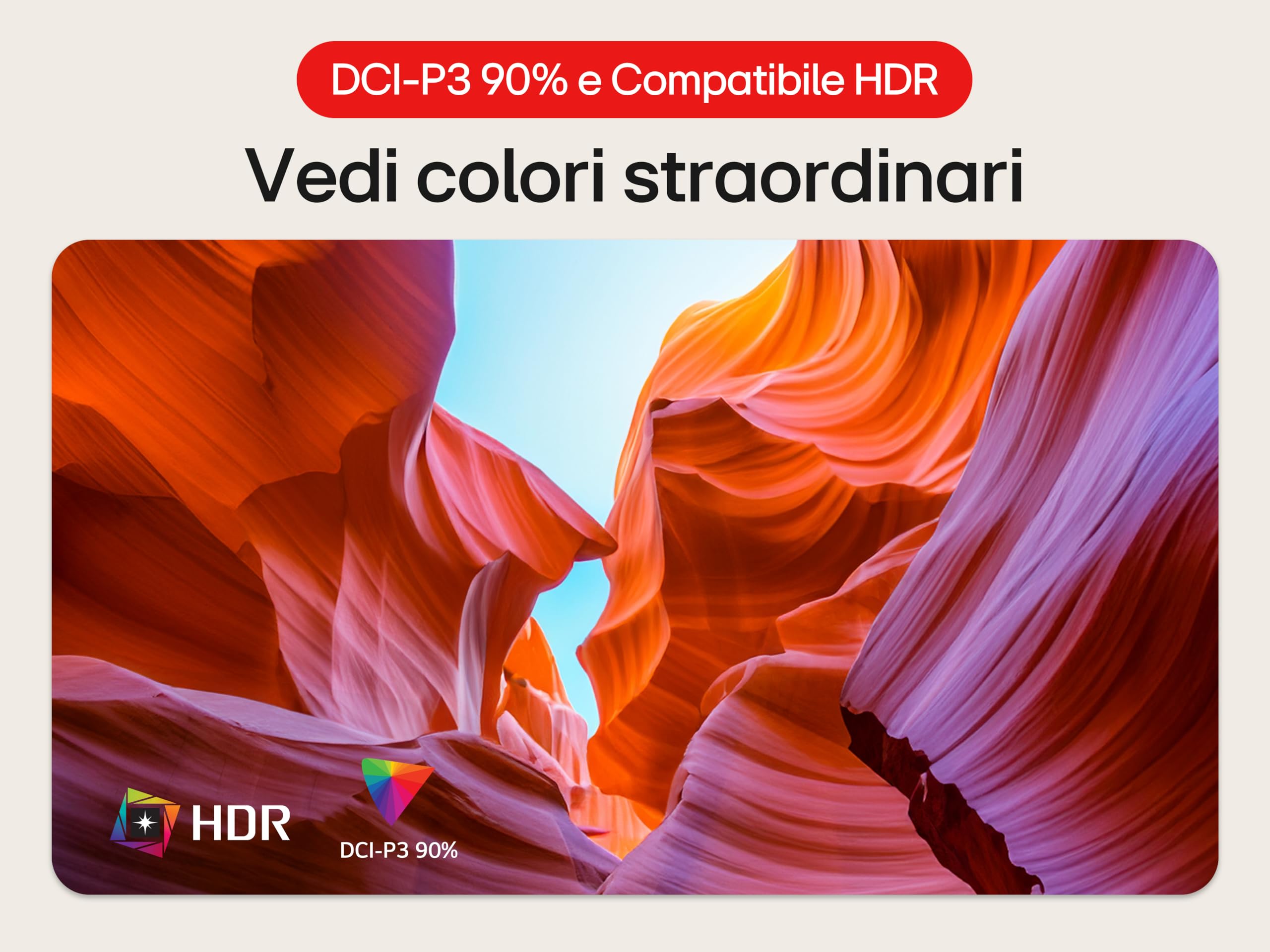 LG 27US500 Monitor 27" 4K, IPS, 3840x2160, HDR 10, DCI-P3 90%, 60Hz, 5ms (GtG), FreeSync, HDMI 2.0, DisplayPort, Uscite Cuffie, Reader Mode, Flicker Safe, Bianco