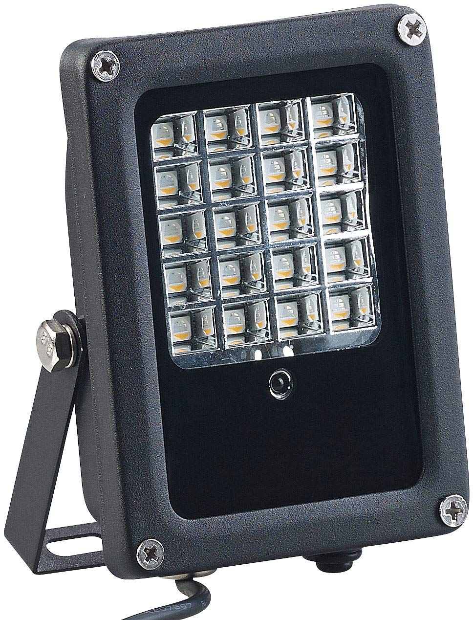 Luminea Solar Strahler RGB: Solar-LED-Fluter für außen, RGBW, 10 Watt, mit Fernbedienung & Timer (Solarstrahler mit Fernbedienung, Leuchte, Farbe)