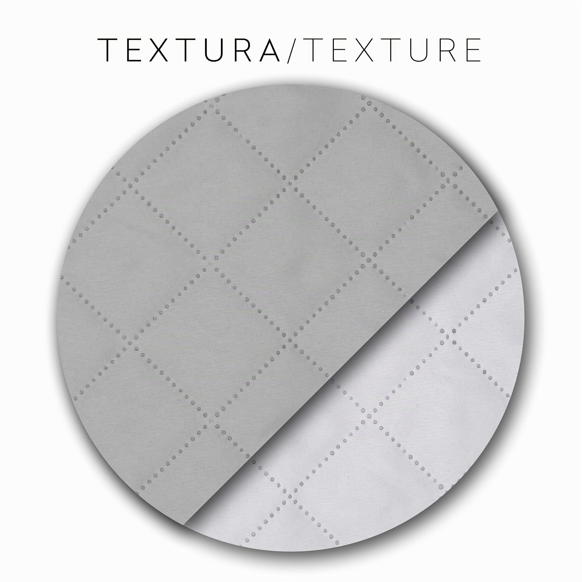 Eysa Magnus Salvasofá o Funda de sofá Acolchada 160cm (Medida de sentada) 3 Plazas x 2 Relax 06 Gris