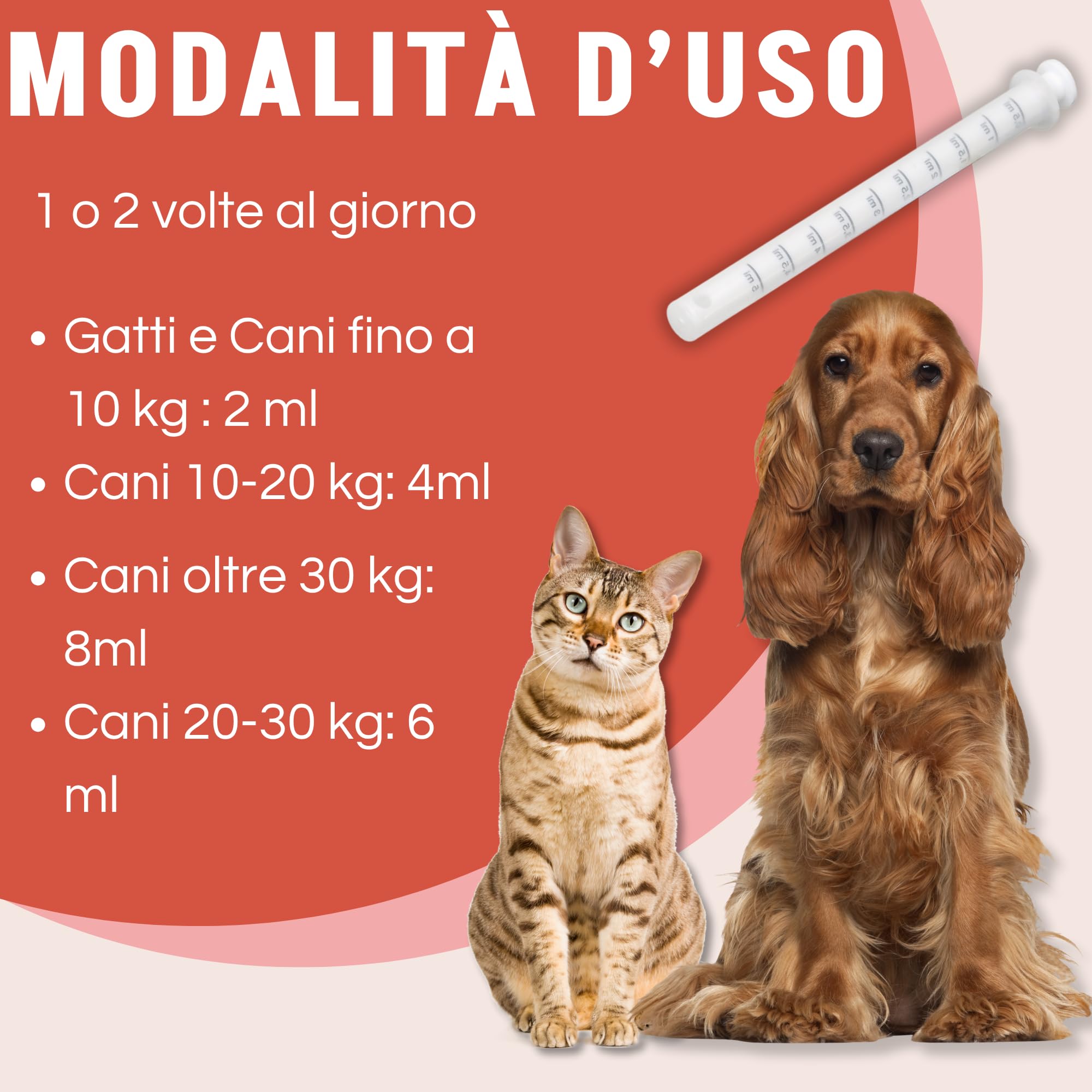 Magilus Integratore Cani e Gatti 100 ml - Aminoacidi, Vitamine, Carnitina e Taurina - Emulsione Fluida per Energia e Vitalità - Olio di Lino, Rosa Canina e Ferro
