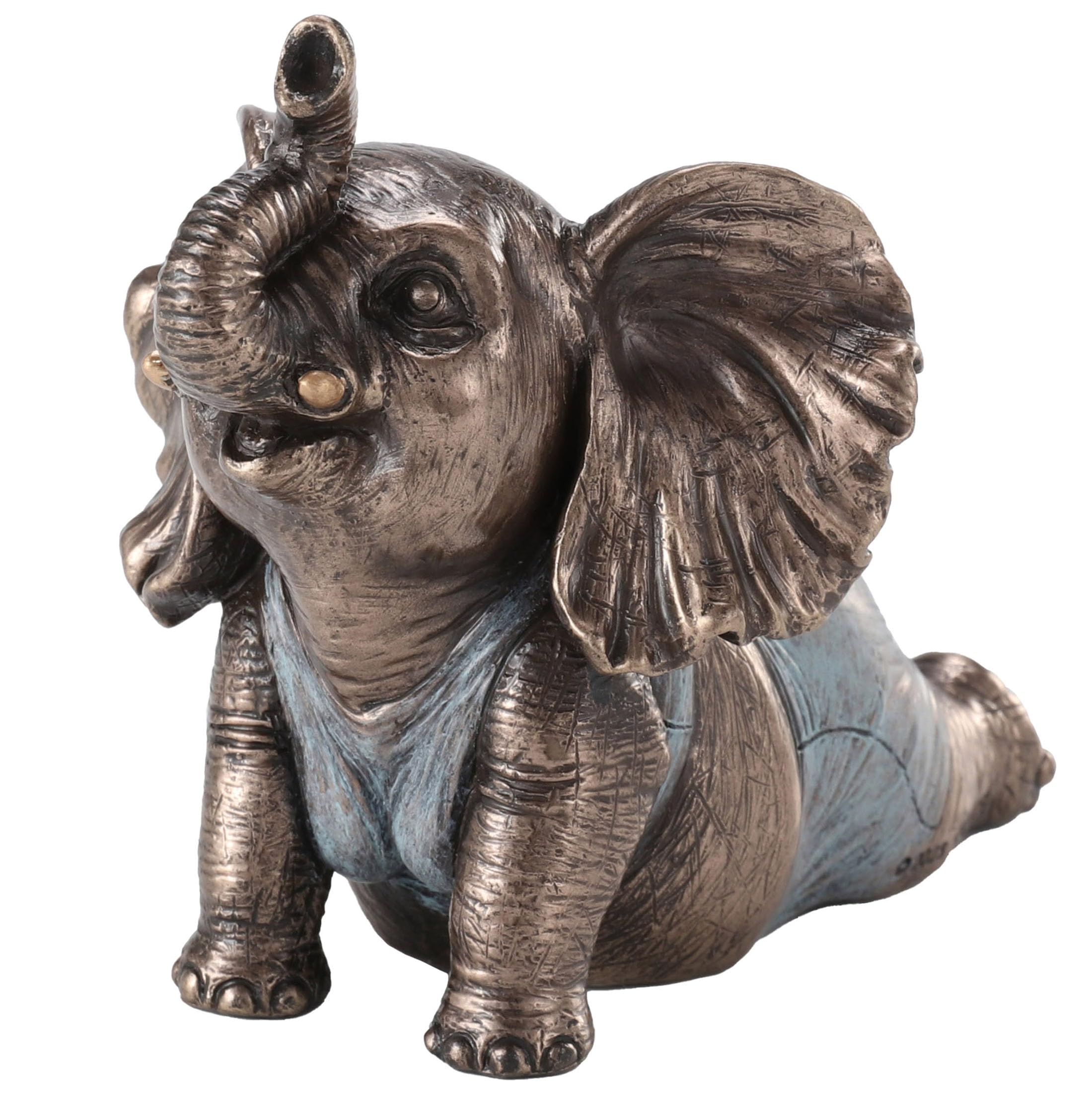 Statuette Veronese en resine finition bronze pour decoration de bureau zen