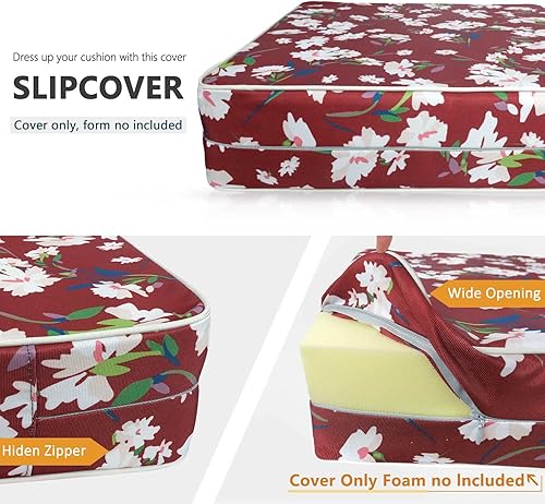 Miniatura 3 de Porch Shield - Juego de 4 fundas de cojín para sillas de patio, impermeables, resistentes a la decoloración, solo fundas de repuesto, para uso al