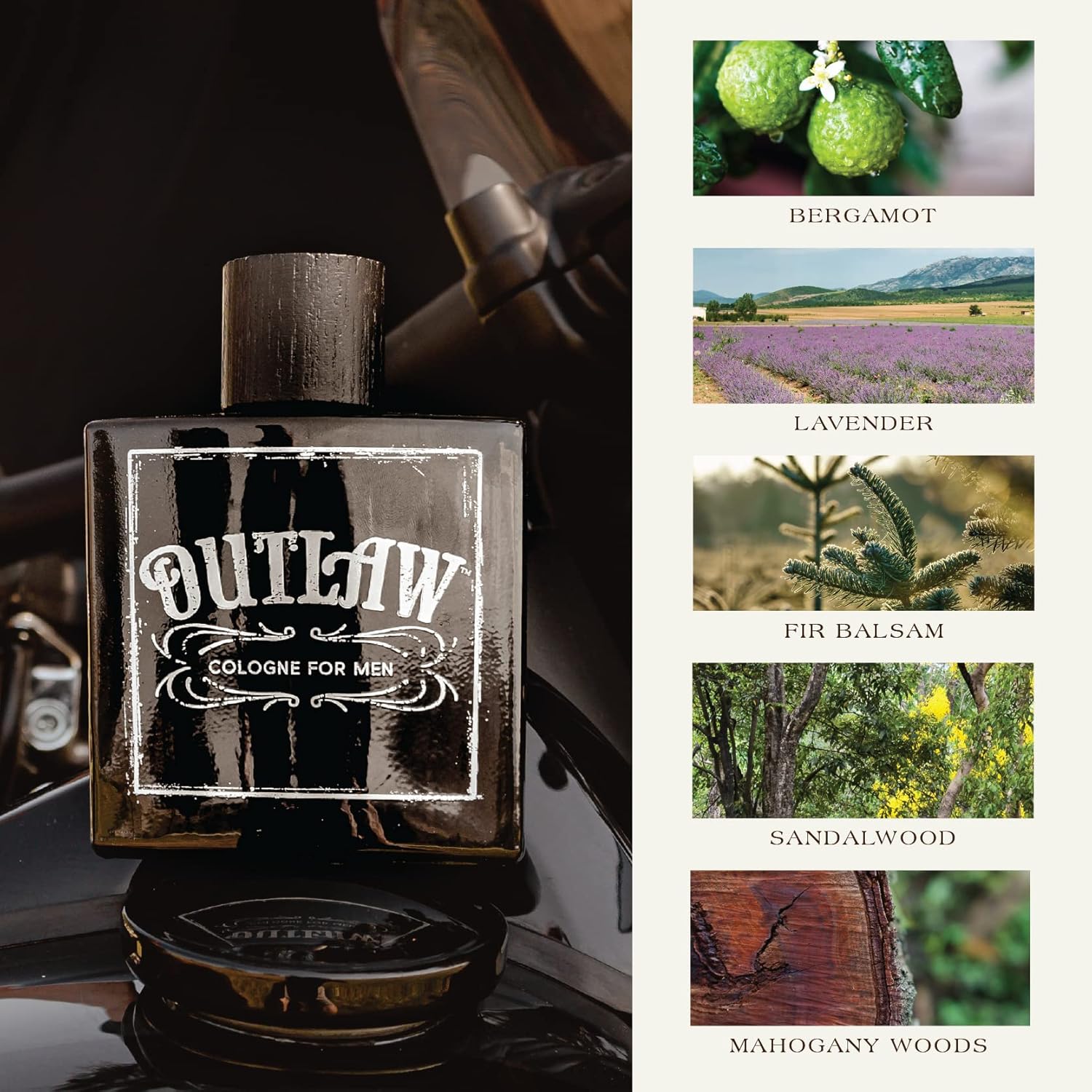 Outlaw Men’s Cologne by Tru Western - Refreshing Bergamot, Lavender and Fir Balsam for a Sensual Aroma - 3.4 oz - Image 4