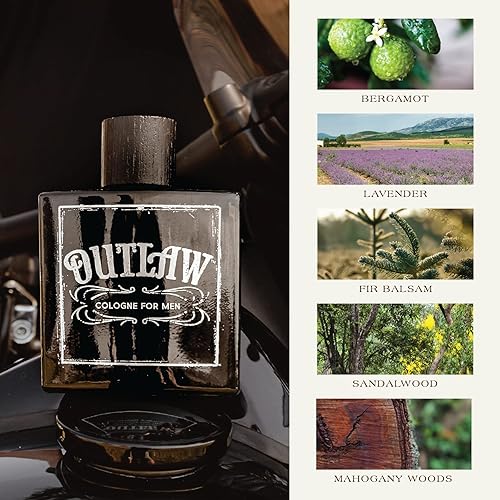 Miniatura 3 de Rockin Rodeo de los hombres Outlaw Colonia spray 34OZ91717 talla única  Negro