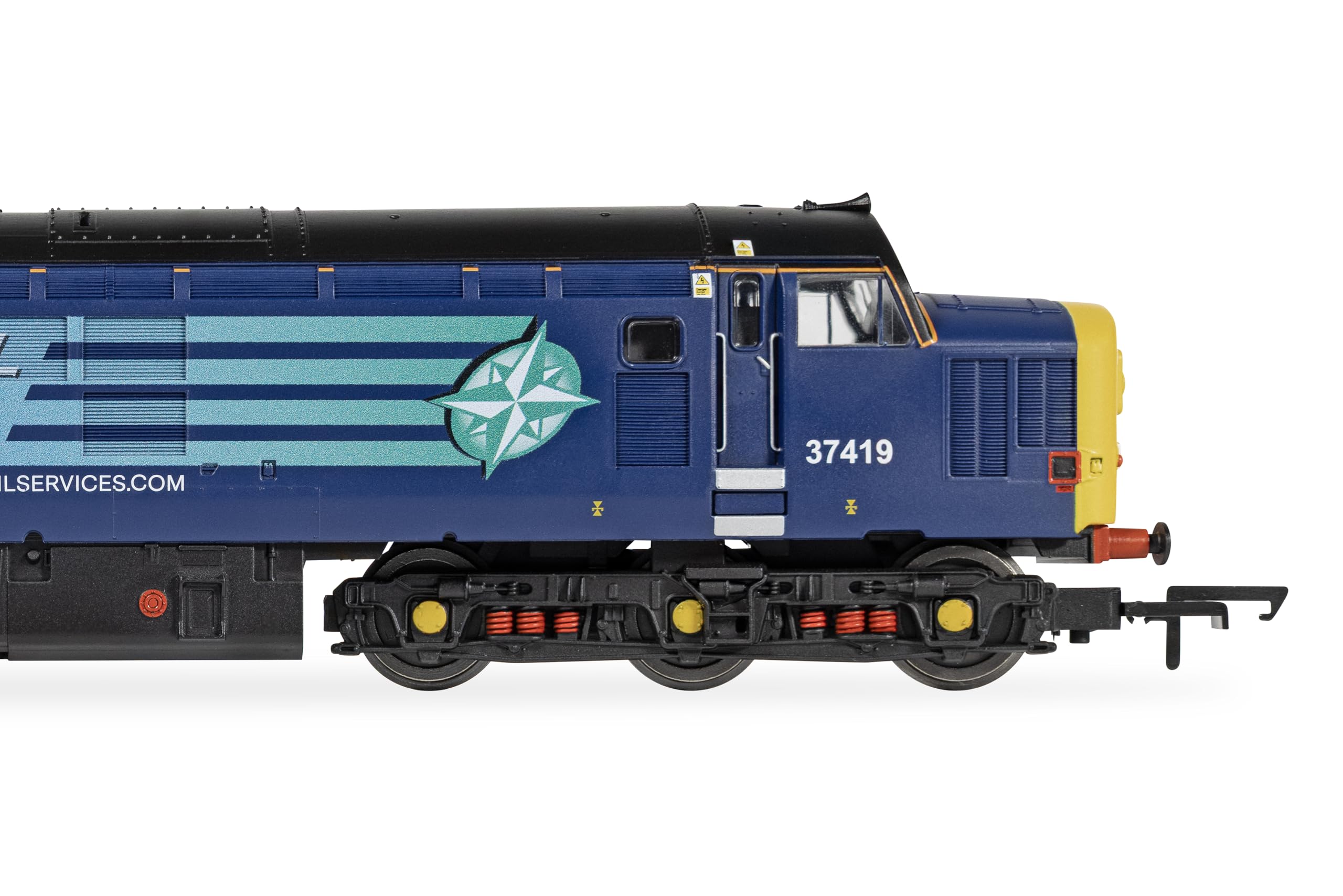 Hornby - R30437TXS Eisenbahn - DRS - Klasse 37 - 'Carl Haviland' 37419 (mit DCC-Sound) Lokomotive Epoche 11 Modellzug