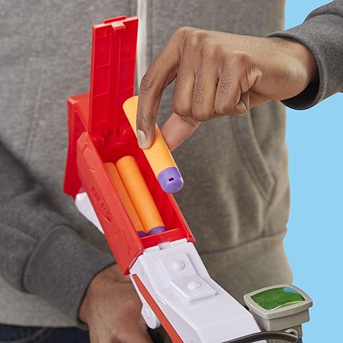 Miniatura 6 de Nerf Fortnite Ts Blaster - Pistola de dardos de acción de bomba, 8 dardos oficiales Mega Fortnite, almacenamiento de dardos, para jóvenes,
