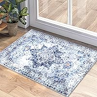 Vista 32 de COMSLE Alfombra Runner Bohemia, 2' x 7' Alfombras Lavables para Pasillo de Lana Sintética Pequeña Alfombra de Área de Cocina Alfombra Decorativa