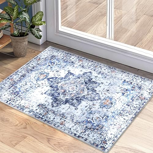 Miniatura 32 de COMSLE Alfombra Runner Bohemia, 2' x 7' Alfombras Lavables para Pasillo de Lana Sintética Pequeña Alfombra de Área de Cocina Alfombra Decorativa