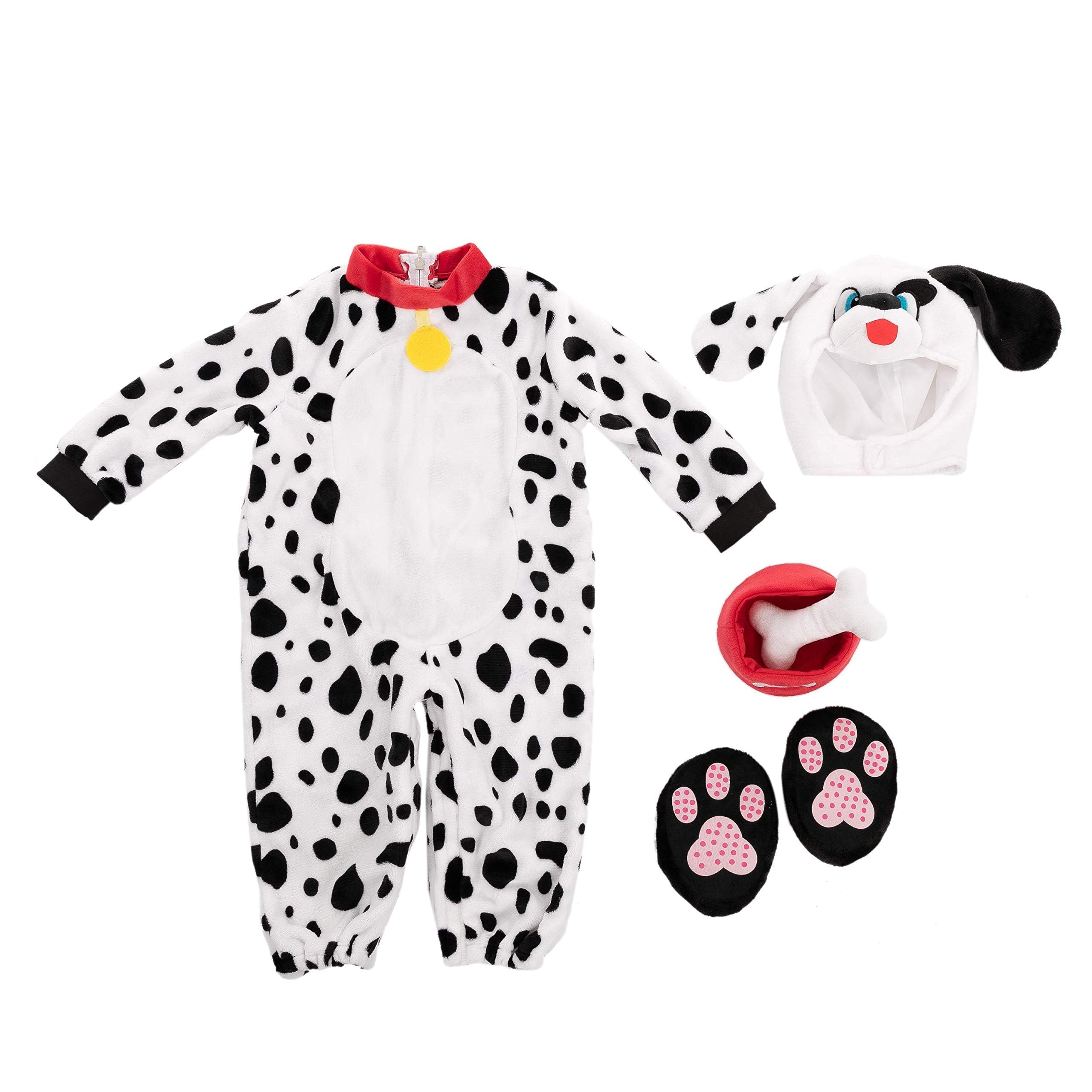 Spooktacular Creations Costume da cucciolo di dalmata per neonato per la festa di Halloween dolcetto o scherzetto