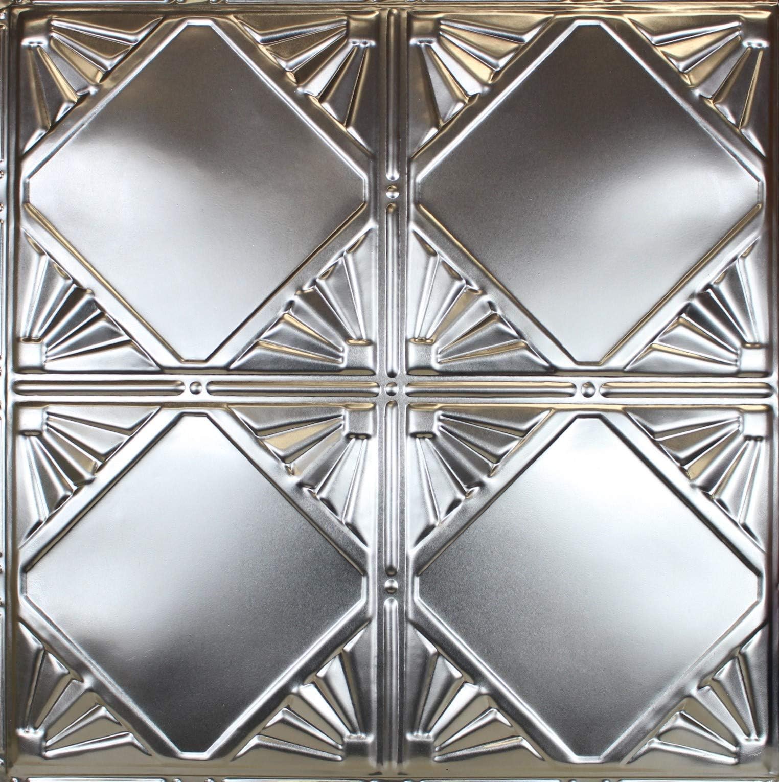 5 pcs of Tin Ceiling Tiles #118, Unfinished Nail-up, Authentic Tin/Metal Ceiling Tile