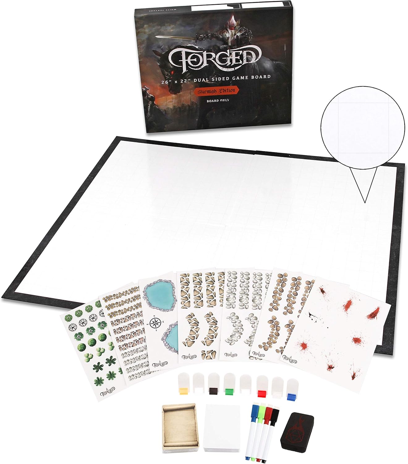 Amazon.co.jp Dice Co. ドライイレース バトルボード グリッドと六角マップパターン デラックスエディション