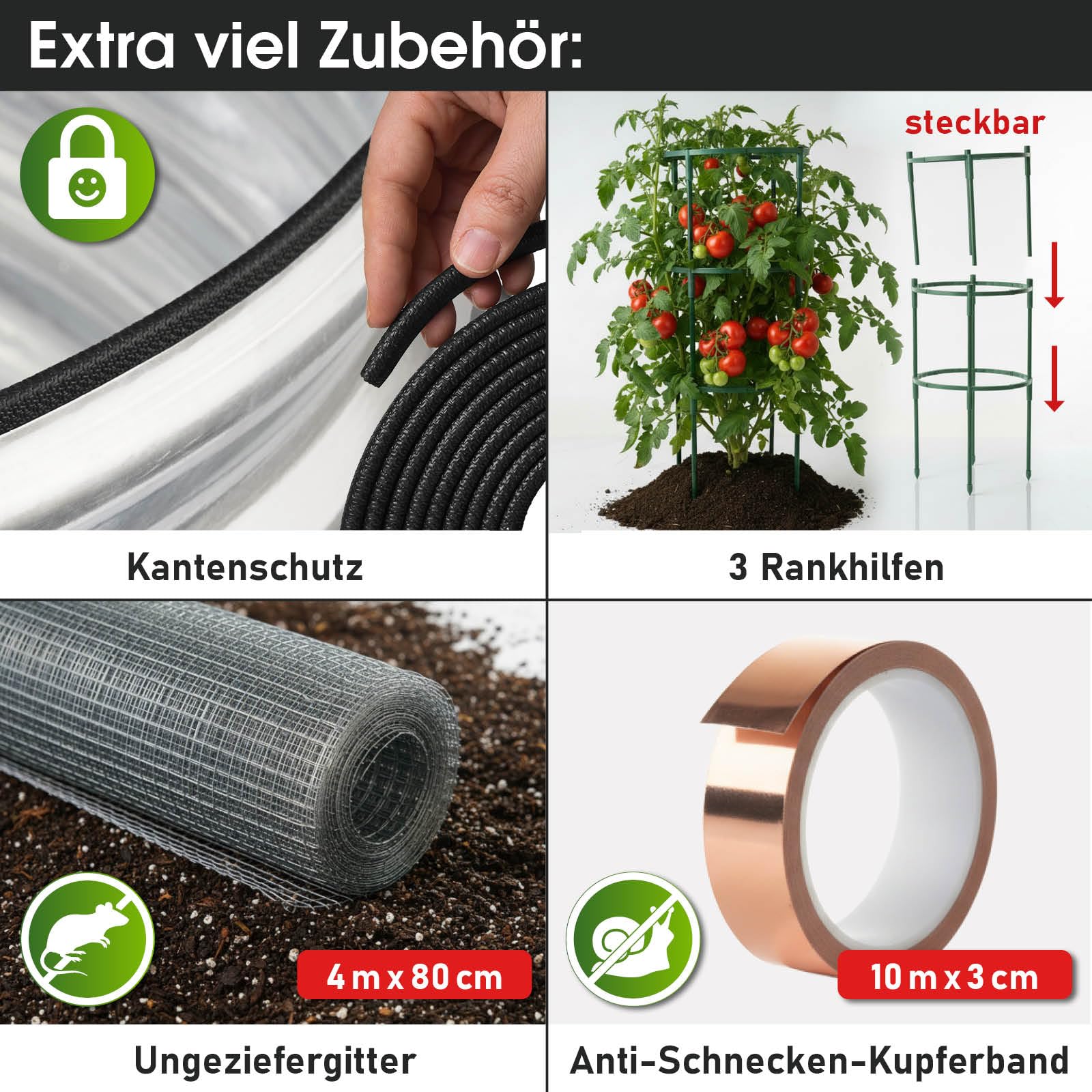 BRAST Hochbeet Metall Julia | 160x80x80-400x80x80cm | viele Modelle | extra viel Zubehör | Stahl rostfrei & verzinkt | wetterfest ovale Form | für Gemüse Obst Kräuter & Blumen | 320x80x80cm Silber