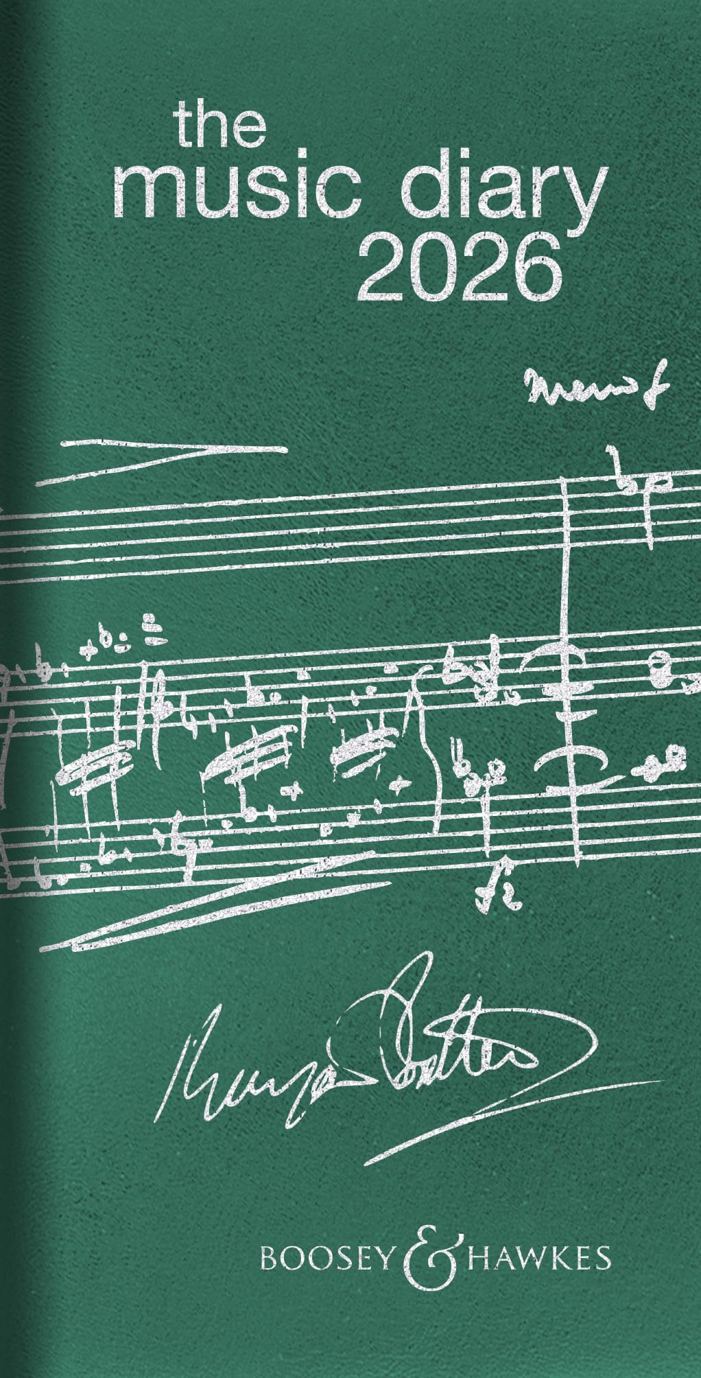 Boosey & Hawkes Music Diary 2026 - Green (BH 15158)