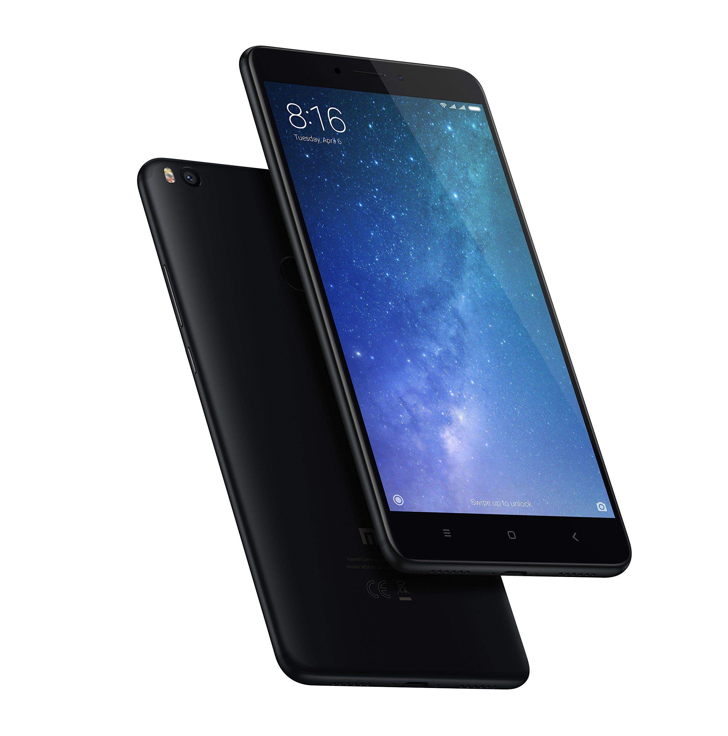 Xiaomi Mi Max 2 Dual SIM - 64GB, 4GB RAM, 4G LTE, Matte Black