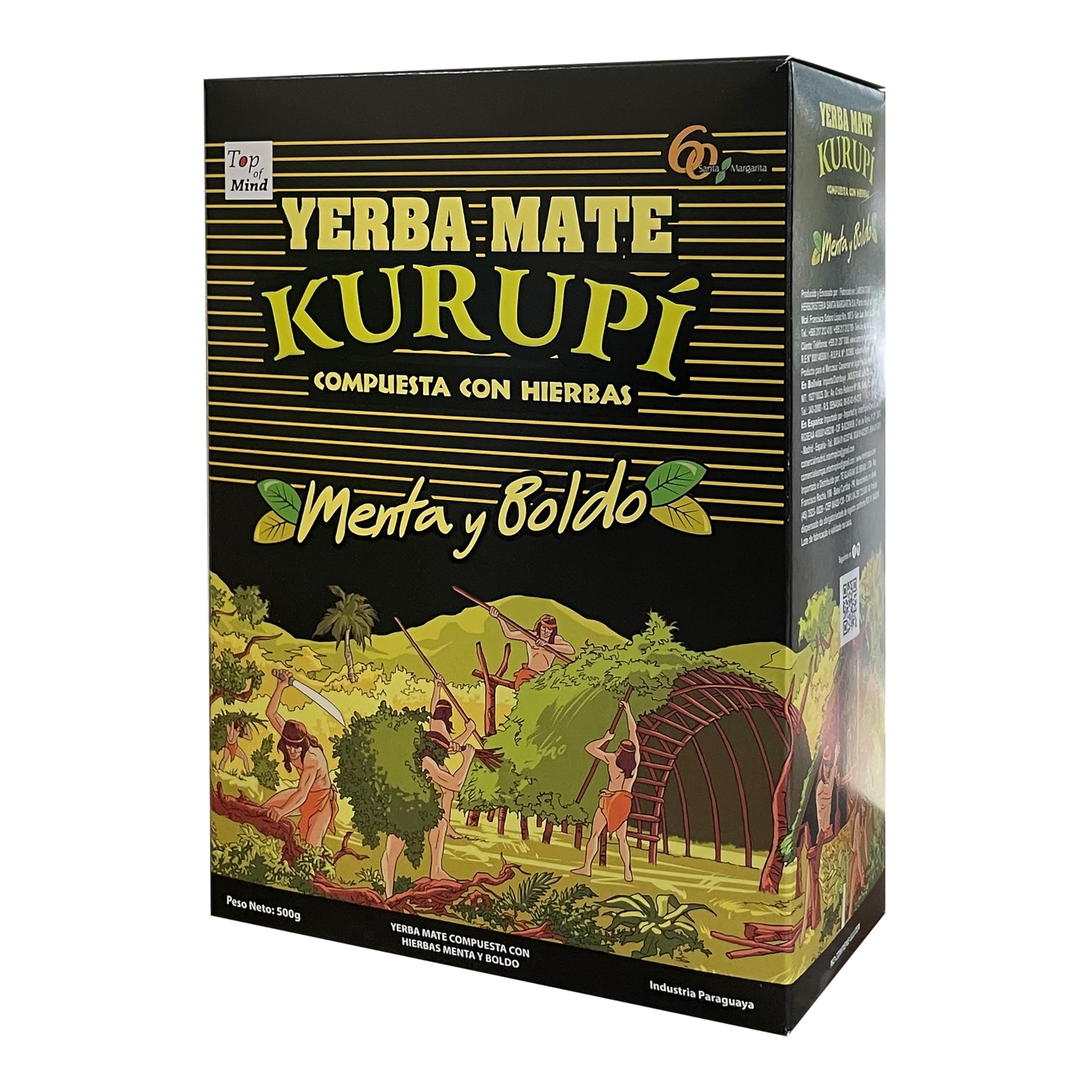 Kurupi Mint Boldo Yerba Mate 500 g (1.1 lbs)