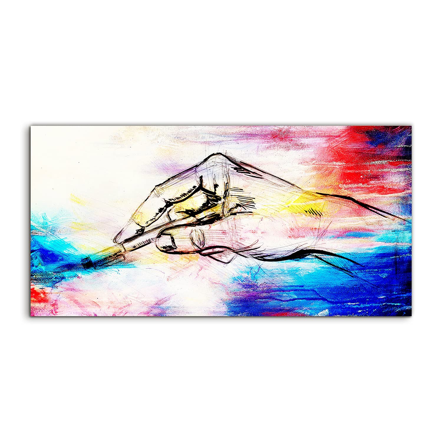 Image acrylique sketch art abstraction 120x60cm pour habiller vos murs vides - 8