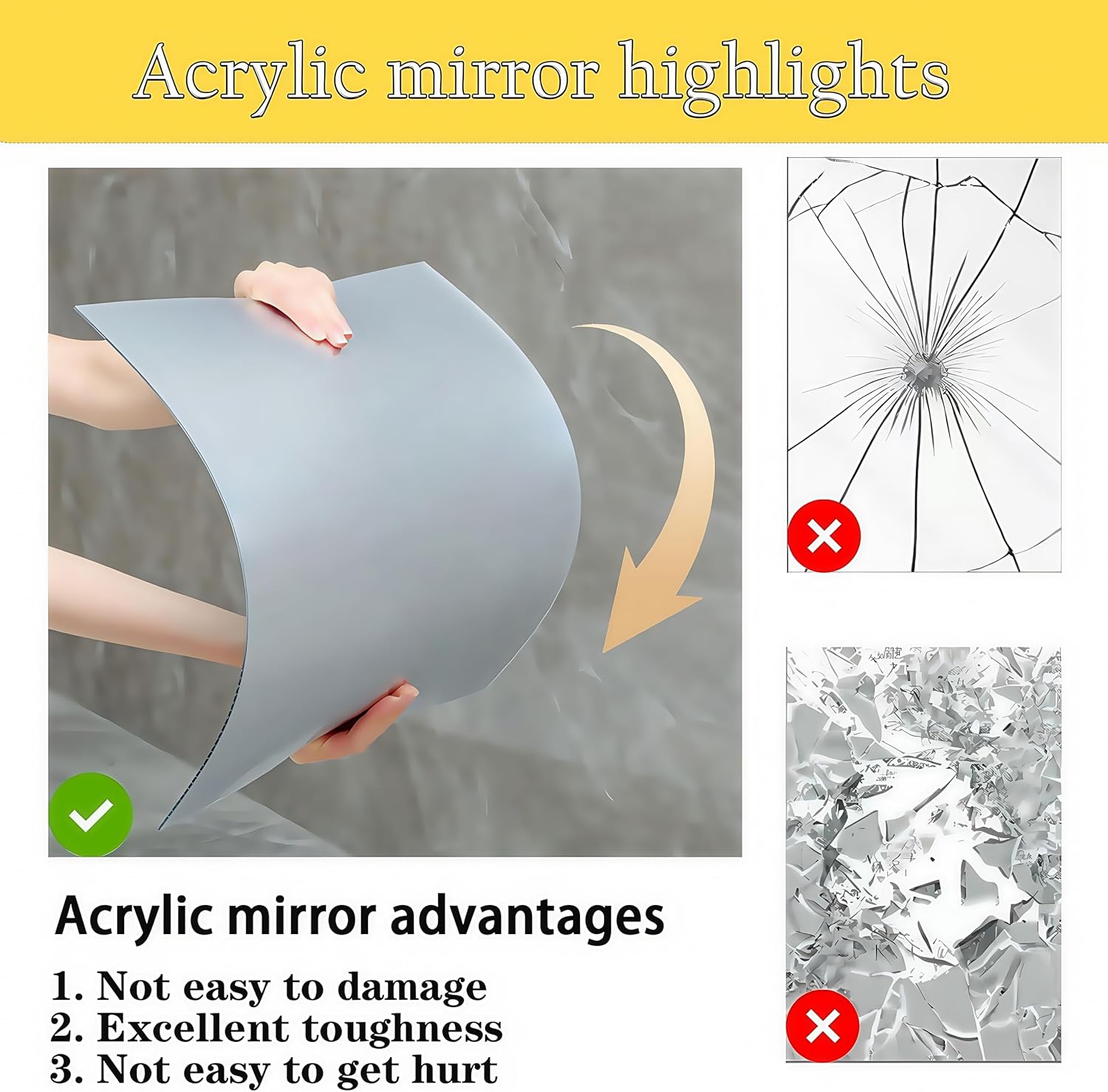 3D World Map Wall Sticker Decorative Mural DIY Patchwork Decorative Decal Black Acrylic Wall Sticker Art Decor Can Be Used for Office, Bedroom and Living Room TV Wall Background(Gold)