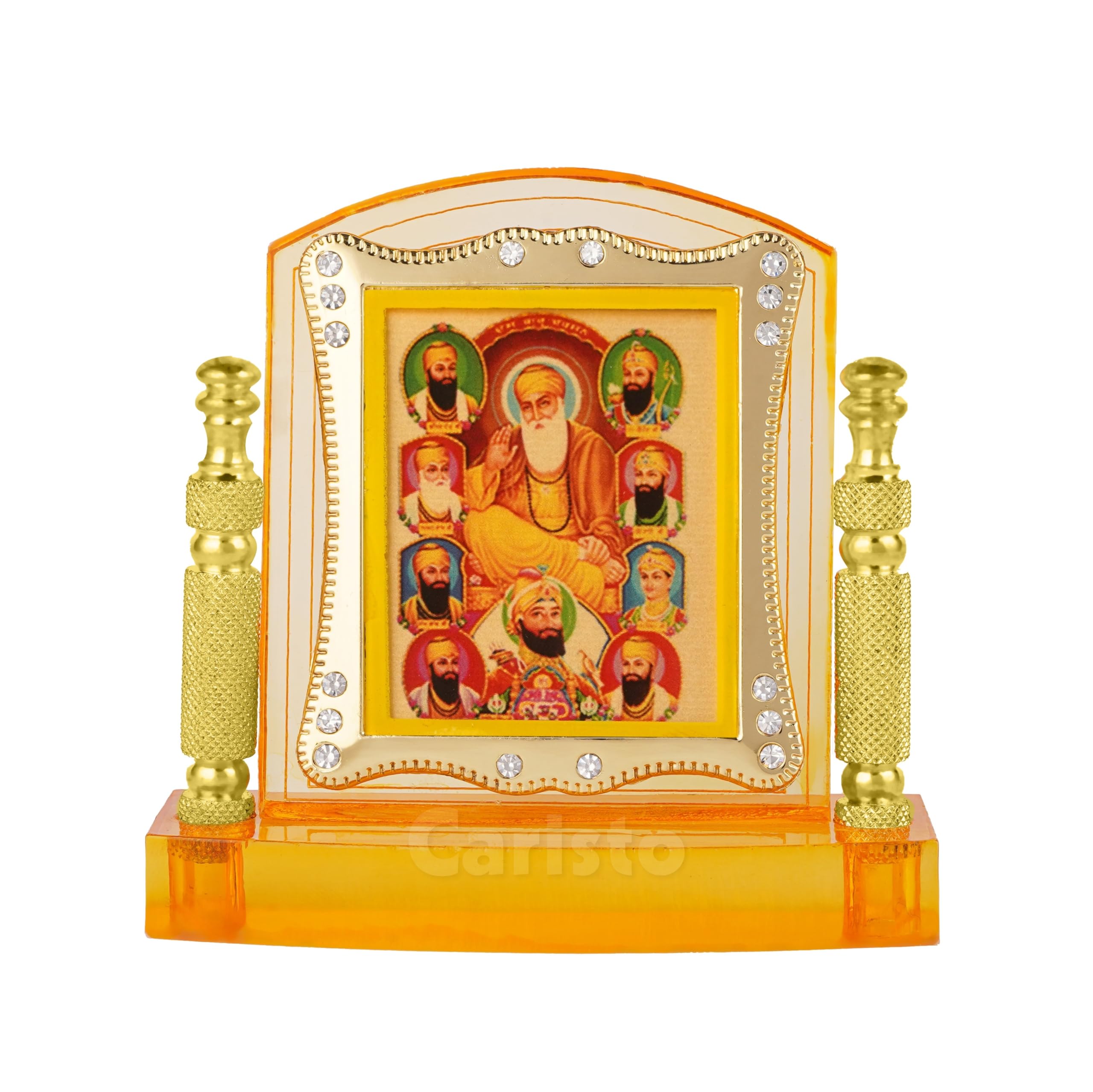 Sikh Guru Photo Frame - Car Dashboard Decor -1