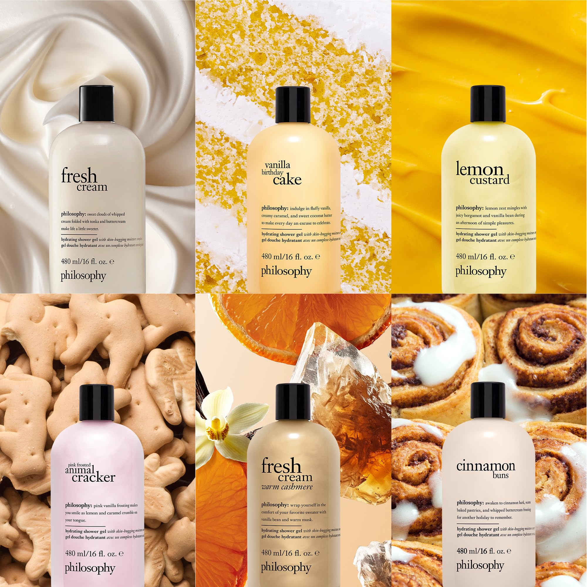 Buy Philosophy Cinnamon Buns Shampoo, Shower Gel & Bubble Bath