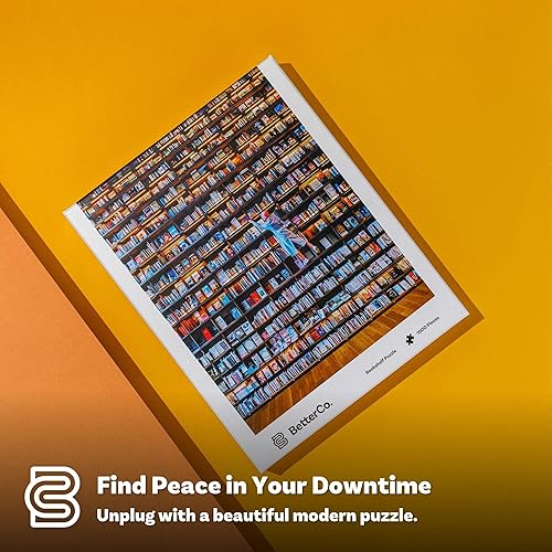 Miniatura 2 de Rompecabezas de biblioteca de estantería de 1000 piezas - Rompecabezas difíciles de 1000 piezas - Desafíate con rompecabezas de libros de 1000