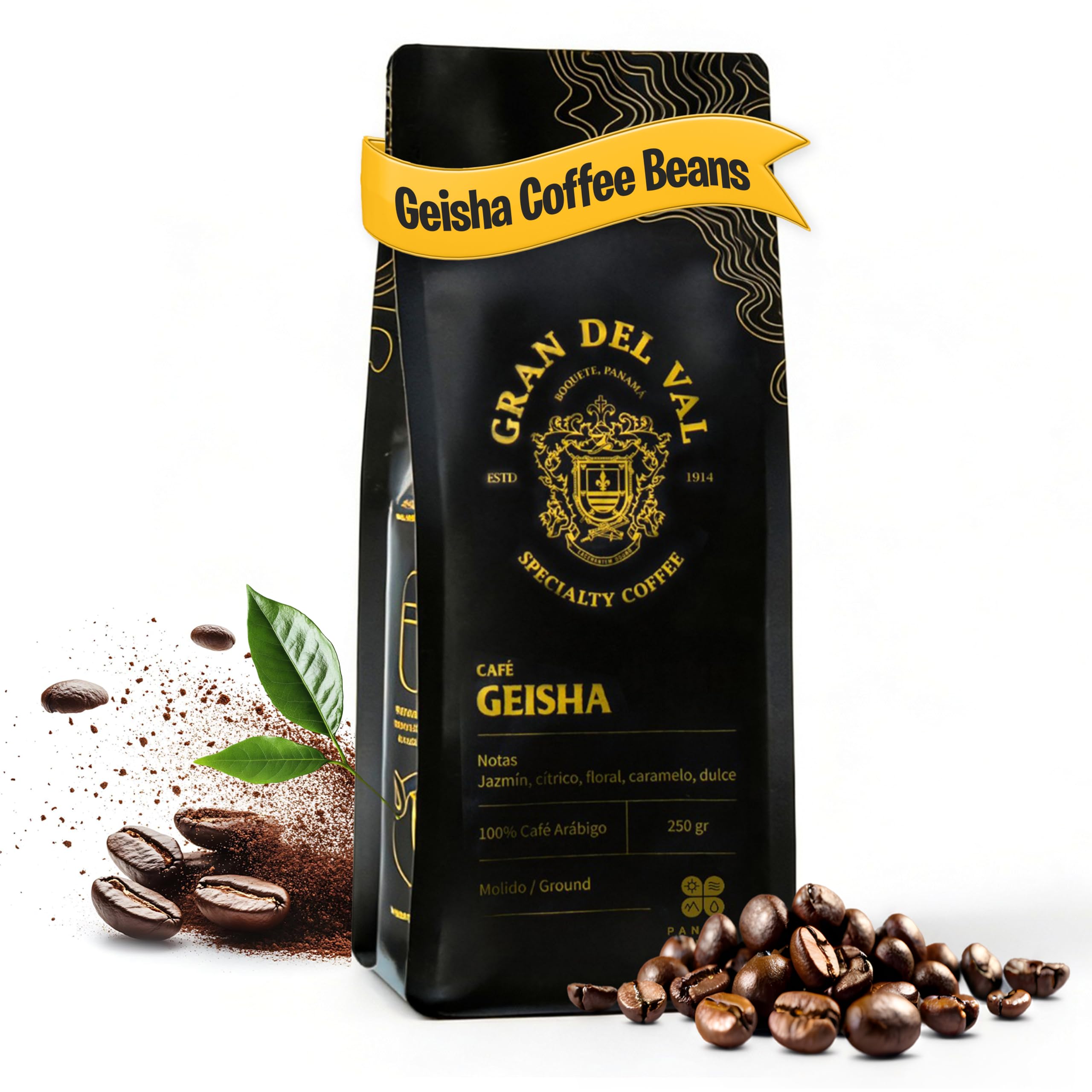 Gran Del Val Honey Process Geisha Coffee 250g
