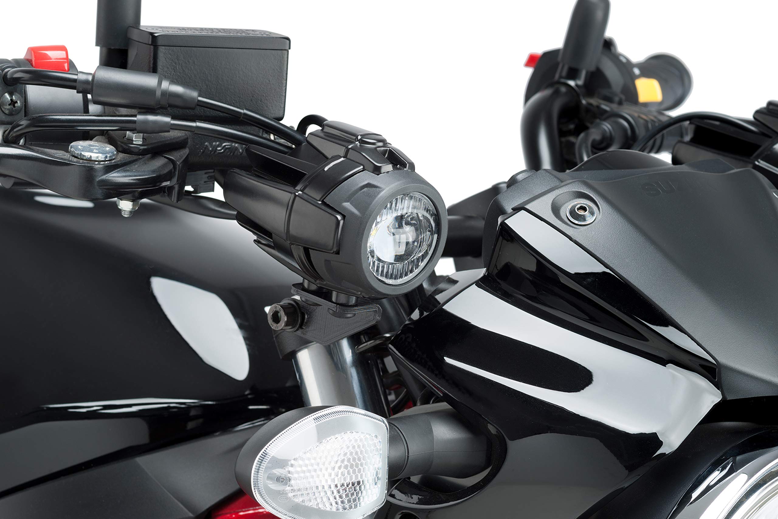 Puig 3489N Recambio - Caballetes de moto con componentes resistentes para mantenimiento y prolongación de la vida útil, Negro