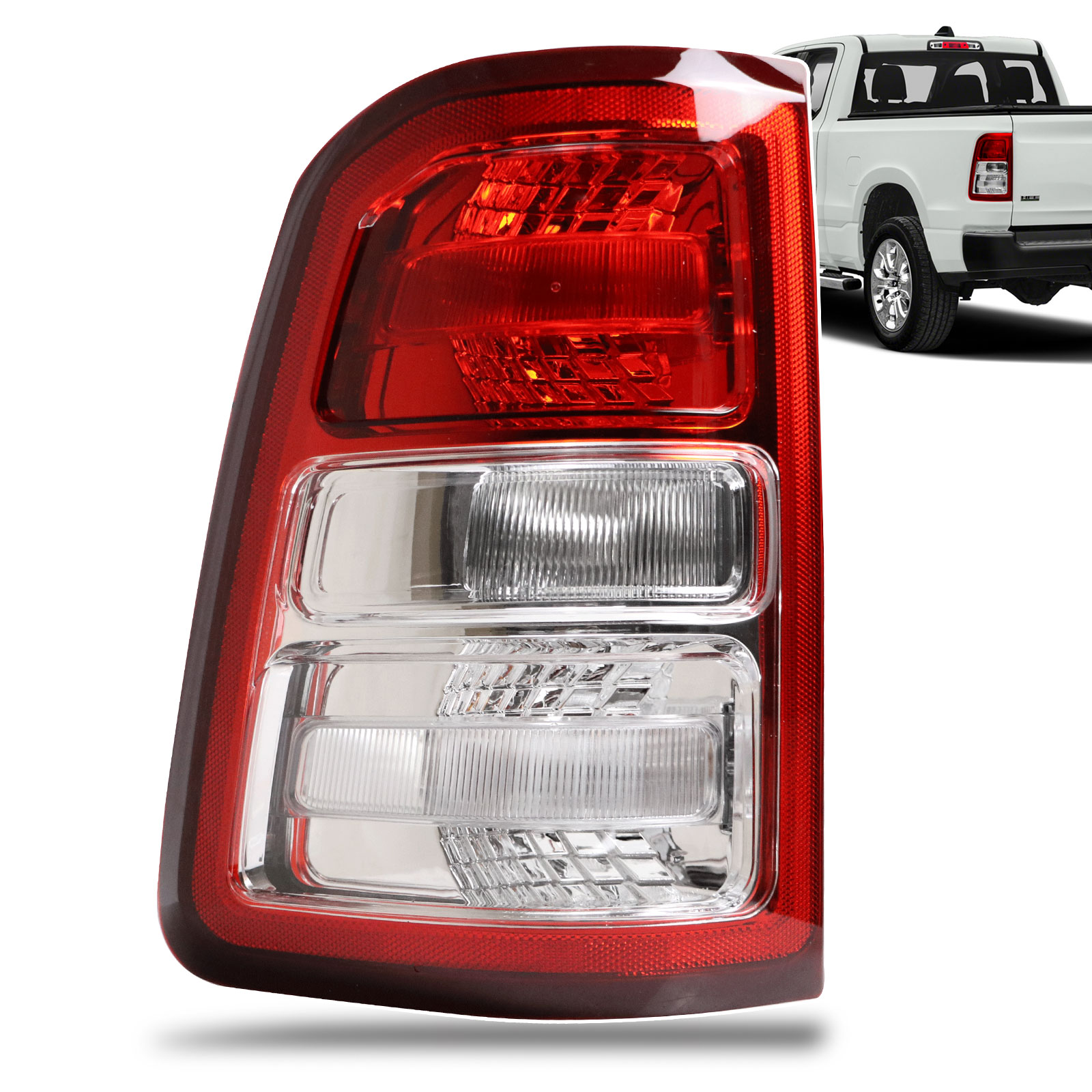 Amazon.com: Lathsy Tail Light Chrome Bezel Compatible With 2019