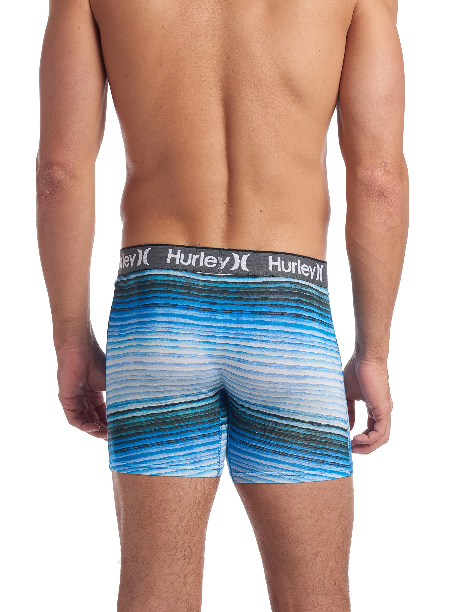 Hurley 2 Pack Everyday Boxer Brief Boxer Briefs Hombre