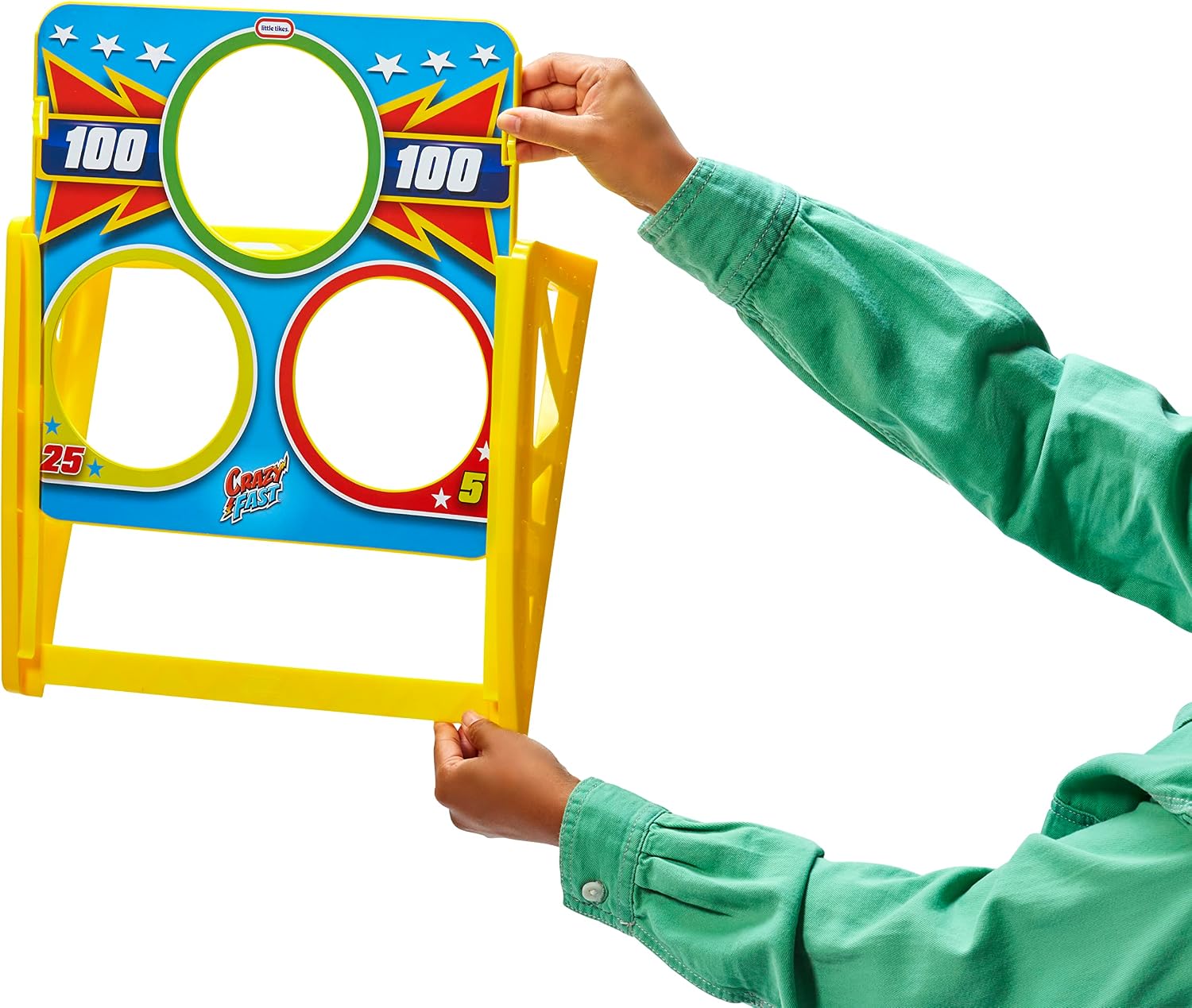 Little Tikes® My First Cars™ Crazy Fast™ 4-in-1 Dunk’n, Stunt’n, Game’n Set with one Exclusive Pullback Toy Car Vehicle, Goes up to 50ft!
