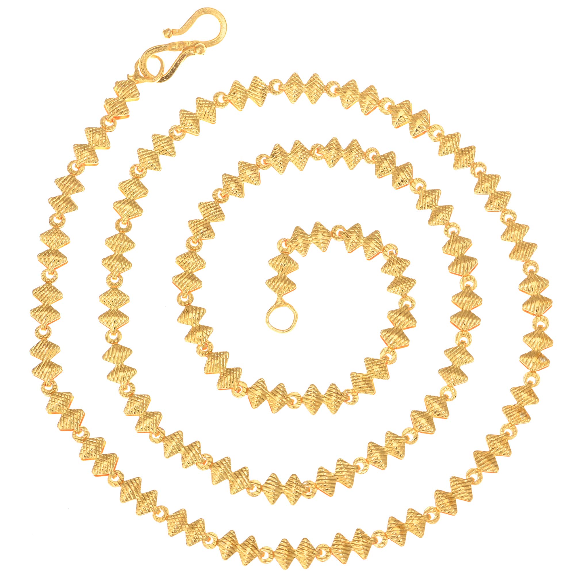 AanyaCentric 1 Gram Gold Jewellery Chains For Men Boys Accessories Women Antique Fashion Jewelry Girls Necklace (B07G78Z14C) Amazon Price History, Amazon Price Tracker