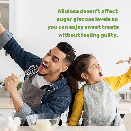 Vista 10 de Edulcorante de alulosa de 2 libras, sustitutos naturales de azúcar, sin regusto, apto para dieta cetogénica, vegano, cero carbohidratos netos, cero