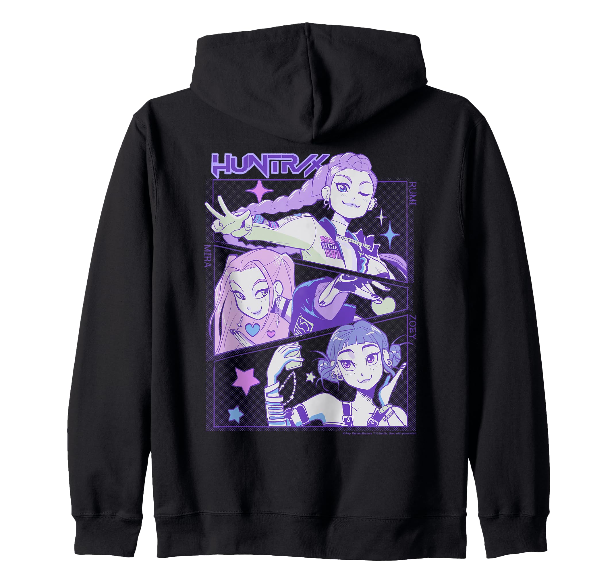 FELPA CON CAPPUCCIO STAMPATA KPOP DEMON HUNTERS™ NETFLIX