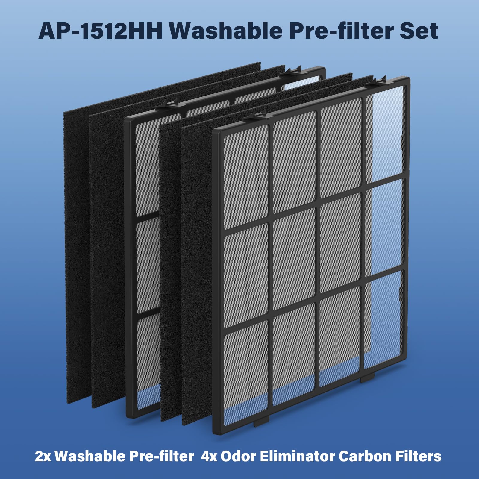 SAKEGDY Reemplazo del filtro de carbono CW1512