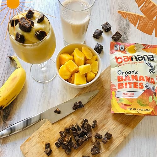 Miniatura 55 de Barnana Bocaditos de plátano de coco orgánico, 3.5 onzas