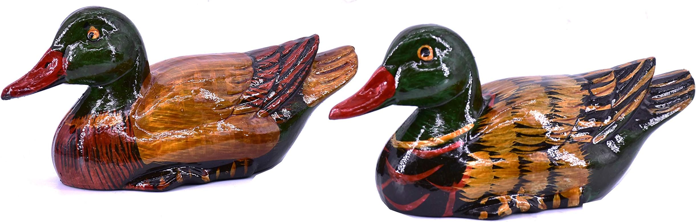 LHR trading inc Feng Shui Pair Mandarin Ducks for Love & Fidelity Resin (4 1/2 inch Big Size)