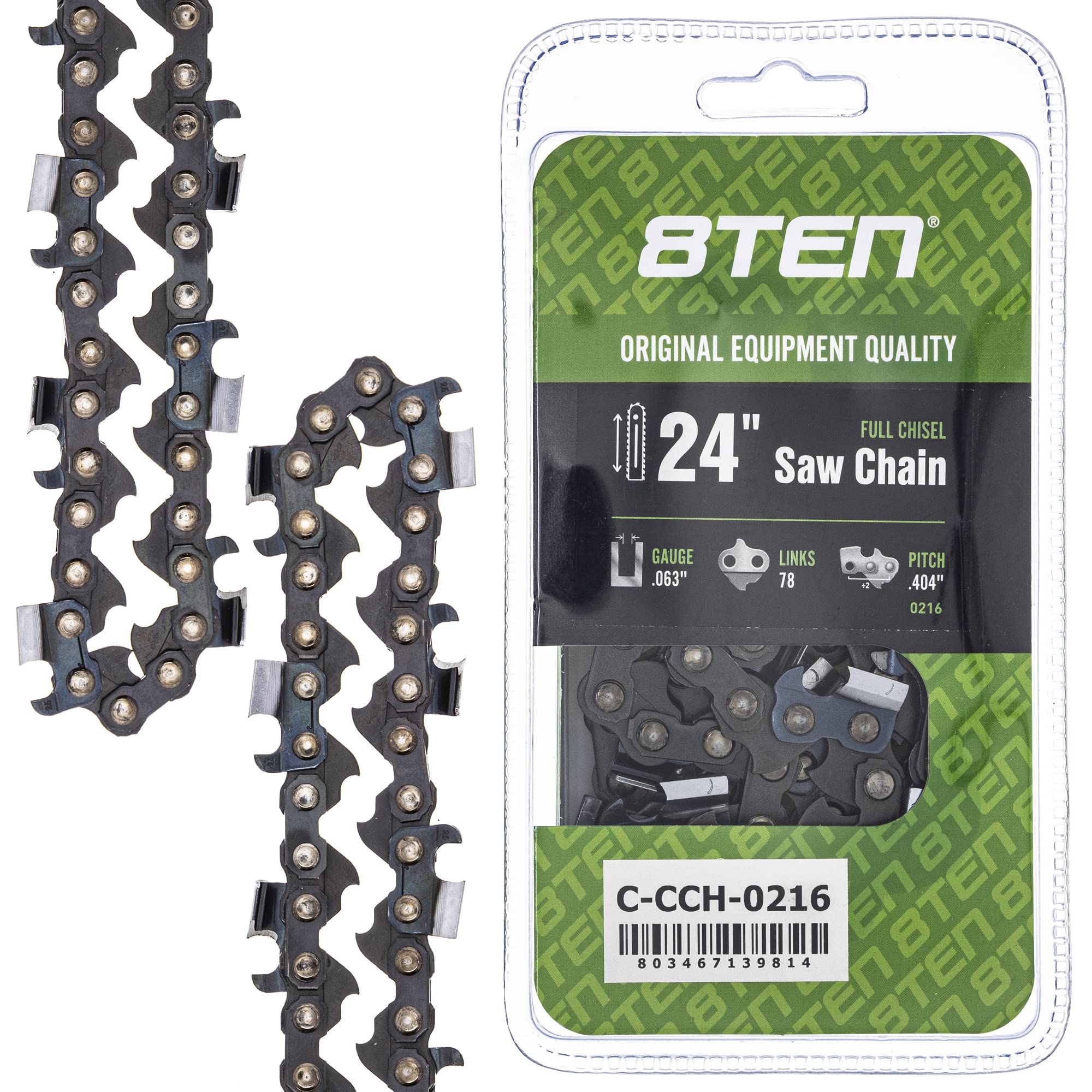 Amazon.com: 8TEN Full Chisel Chainsaw Chain 24 Inch .063 Gauge Amazon.com: 8TEN Full Chisel Chainsaw Chain 24 Inch .063 Gauge