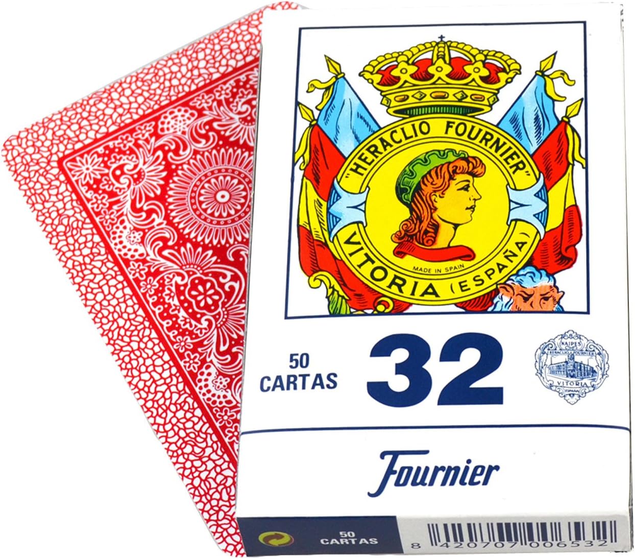 FournierDeck of Cards, Blue/Red (F20993)