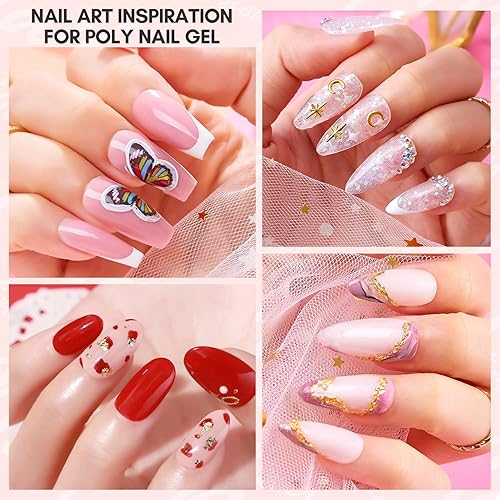 Miniatura 8 de Makartt - Gel constructor de uñas de polietileno, 1.7 onzas (50 ml), marrón rosado (KiKi), extensión de uñas de gel, fortalecedor duro
