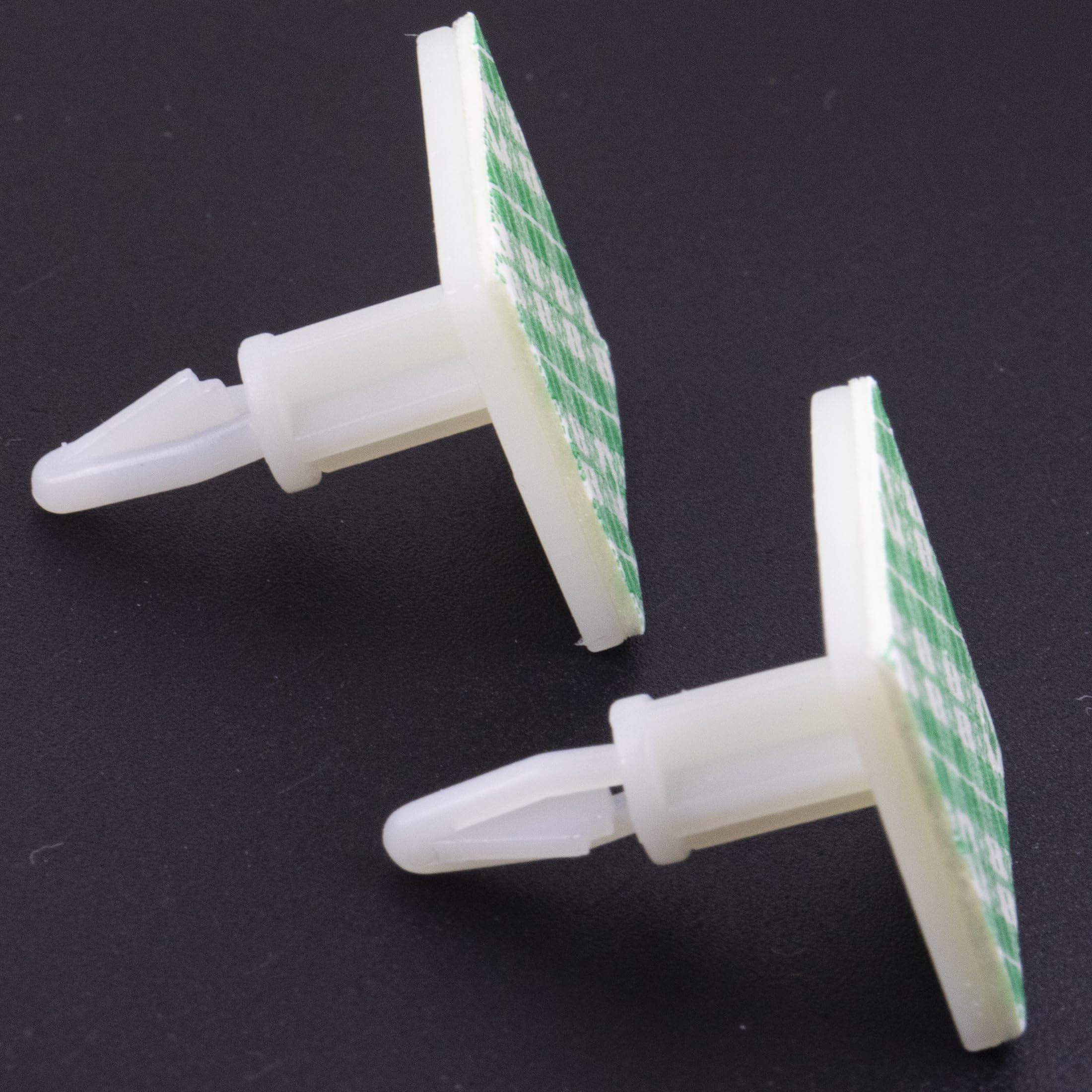 MECCANIXITY 12-Pack Sticky PCB Spacers - 12.8mm Plastic Support Standoffs With Adhesive Base For Circuit Boards