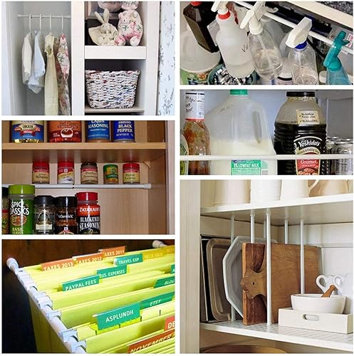 Miniatura 4 de Barra de extensión ajustable para cortina de muelle para armario o ventana de baño, de 15.7 a 27.5 pulgadas