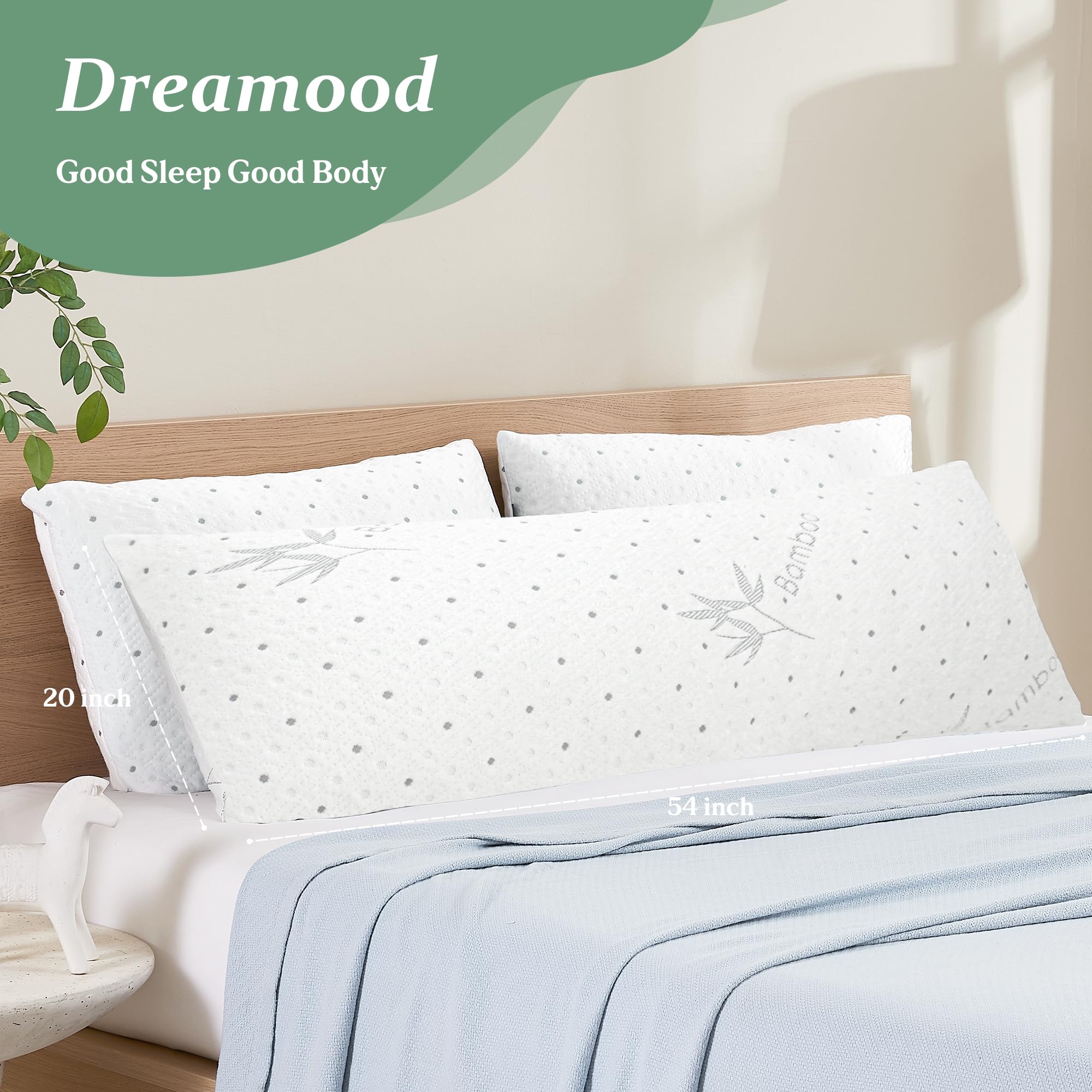 Amazon.co.jp: Dreamood 抱き枕 細断形状記憶フォーム 枕カバー付き
