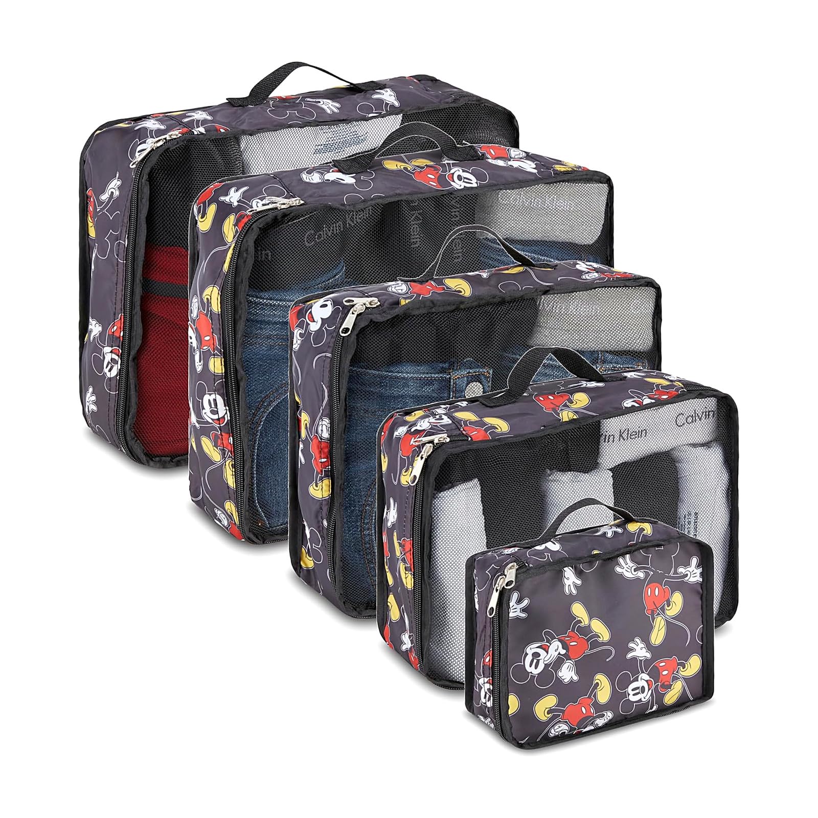 Amazon.co.jp: ディズニー 旅行用パッキングキューブ – 圧縮5点セット