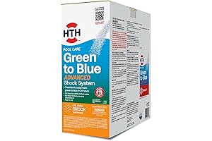 HTH Advanced Shock System: Transform Your Pool from Green to Crystal Clear