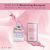 Dior Miss Dior Blooming Bouquet para Mujer Eau de Toilette Splash, 0.17 Onza | Fragancia Floral Tamaño Viaje, Aplicador Dabber Tamaño Bolso, Perfume de Diseñador, Regalo, Peonía, Rosa de Damasco, Bergamota y Almizcle Blanco Blooming Bouquet 0.17 Fl Oz (Paquete de 1) 3