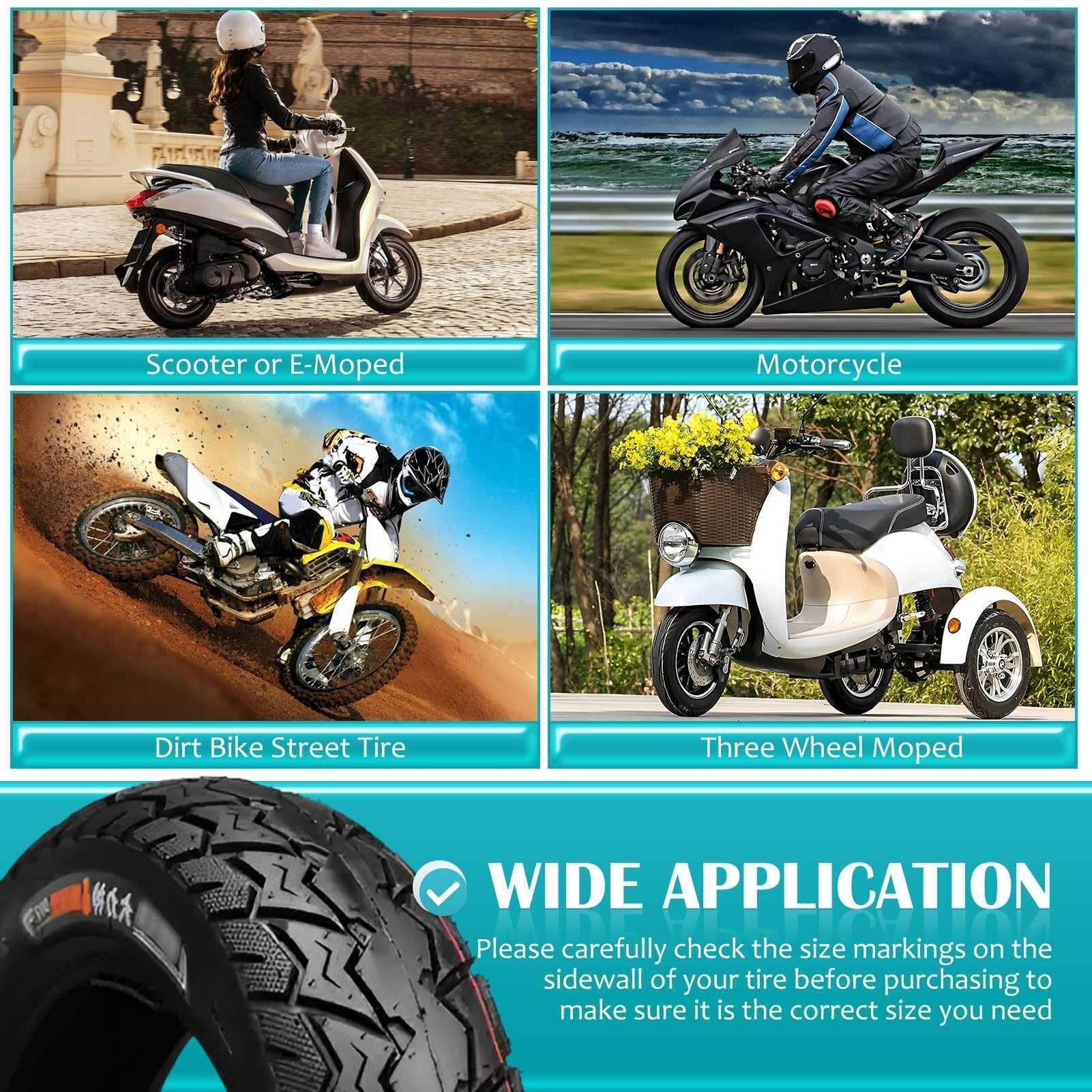 90/90-12 Bezdętkowy Opona Minimoto 90/90/12 z Profilem Przeciwpślizgowym dla Felg 12 Cali z 90 90 12 J 300kPa Miasto