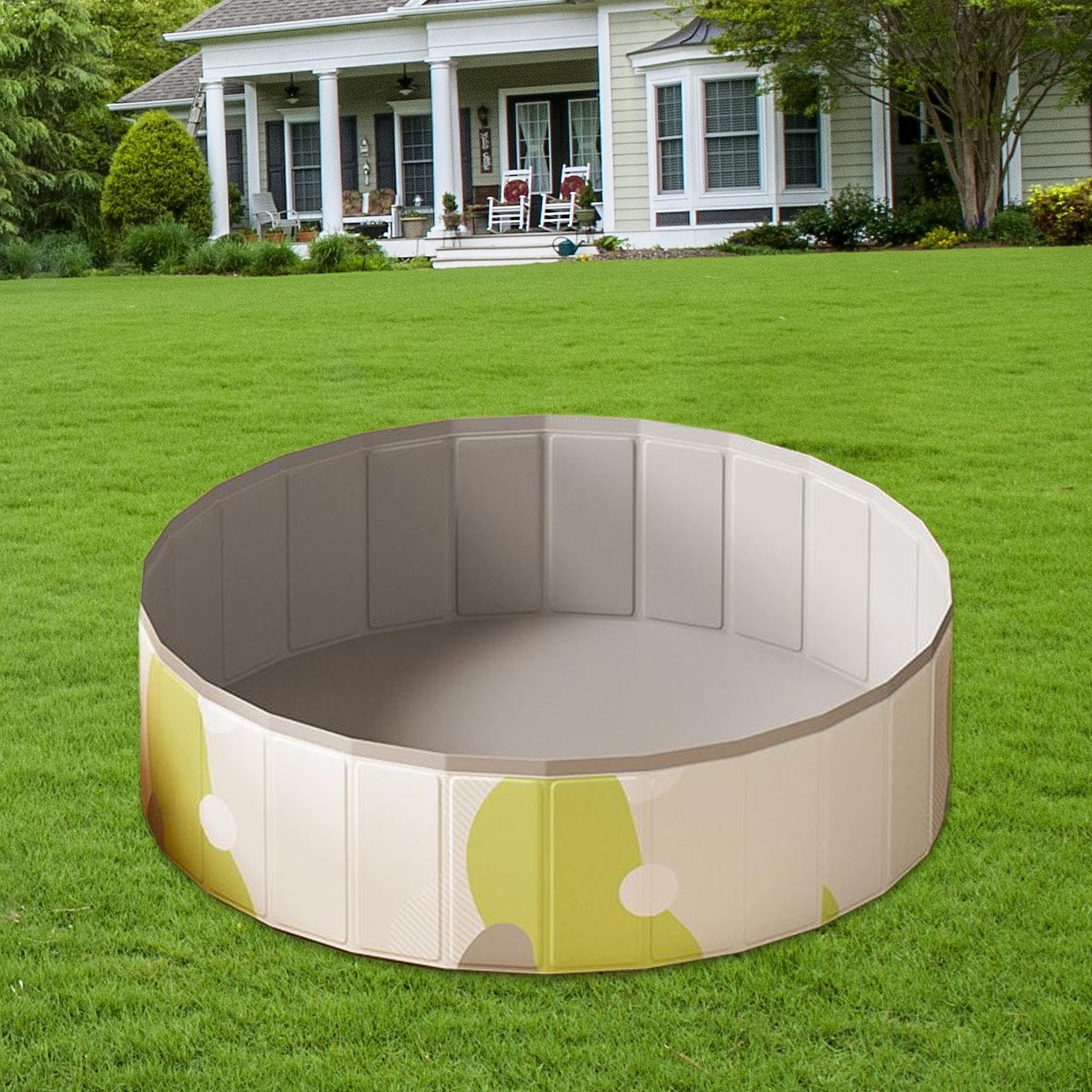 Piscine Pliable pour Chien Bassin Rabattable Portable pour Chiot